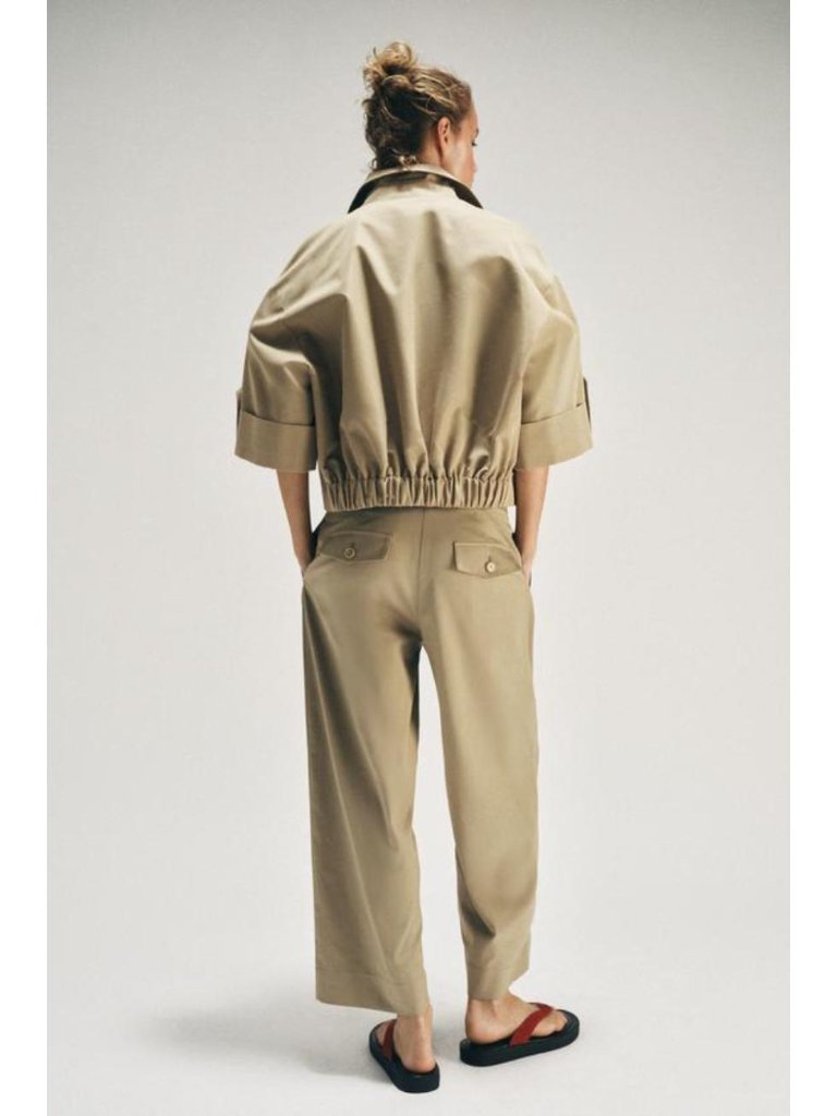 Zara Short Trench With Rolled Sleeves — image 3 of 6